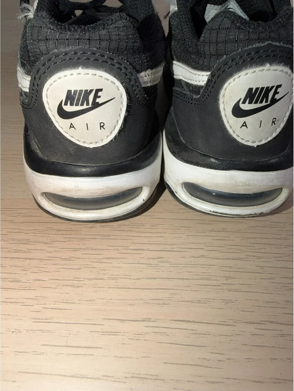 Nike Air Max IVO PS Black White Running Shoes Sneakers  Size 12C